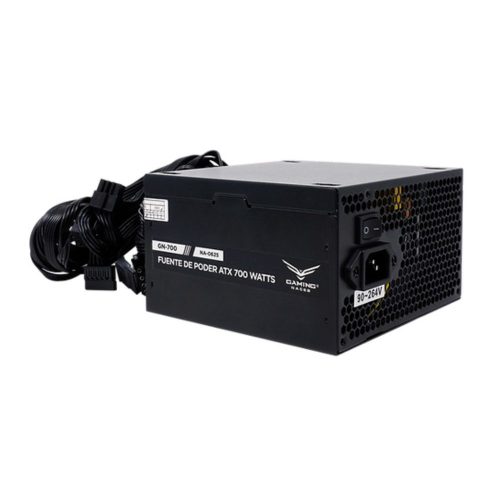 FUENTE DE PODER NACEB NA-0625 80 PLUS BRONZE, 20+4 PIN ATX, 120MM, 700W, NA-0625