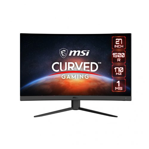 MONITOR GAMER CURVO MSI G27CQ4 E2 LCD 27, WIDE QUAD HD, FREESYNC PREMIUM, 170HZ, HDMI, NEGRO, G27CQ4 E2