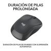 MOUSE LOGITECH ÓPTICO M240 SILENT, INALÁMBRICO, BLUETOOTH, 4000DPI, GRAFITO 910-007113