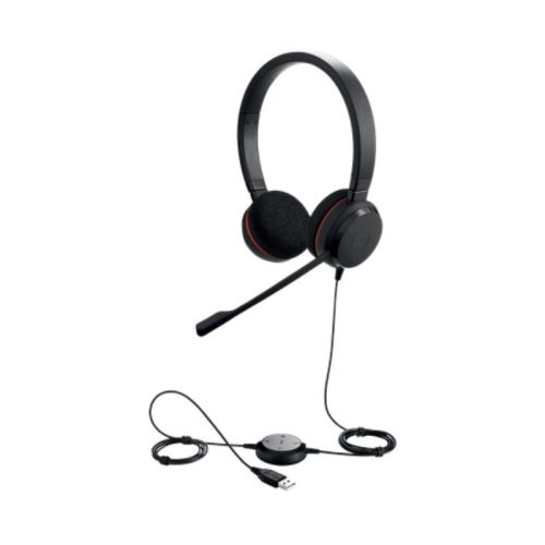 JABRA AUDÍFONOS CON MICRÓFONO EVOLVE 20 UC STEREO, ALÁMBRICO, USB, NEGRO, 4999-829-209