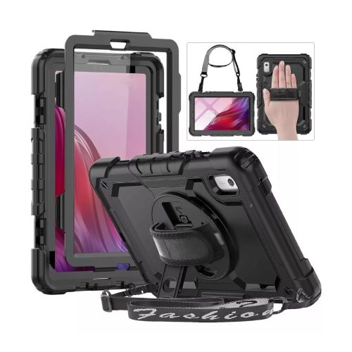 FUNDA USO RUDO PARA LENOVO TAB M9 (TB-310FU) 2023 CON CORREA, (NO INCLUYE LÁPIZ), NEGRA