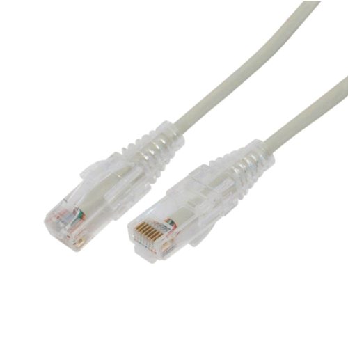 LINKEDPRO SLIM CAT6A UTP RJ-45 MACHO - RJ-45 MACHO, 10 METROS, GRIS, LP-UT6A-1000-GY28