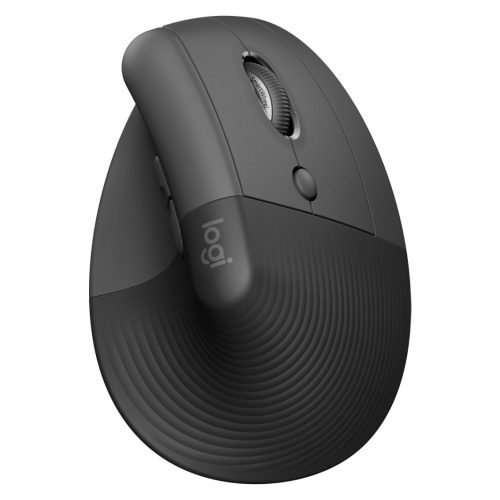 MOUSE LOGITECH VERTICAL ERGONÓMICO ÓPTICO LIFT, INALÁMBRICO, USB-A, 1000DPI, GRAFITO 910-006466