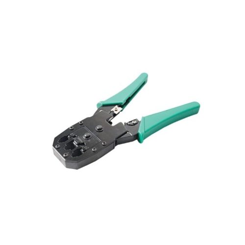 PINZAS EPCOM PARA PLEGAR (PONCHADORAS) CABLES RJ11, RJ12, RJ45 TELEFÓNICOS Y CABLES DE RED CAT5E, CAT6, CAT6A Y CON CAVIDADES PARA 4, 6 Y 8 CONDUCTORES, SYSRJ45CT