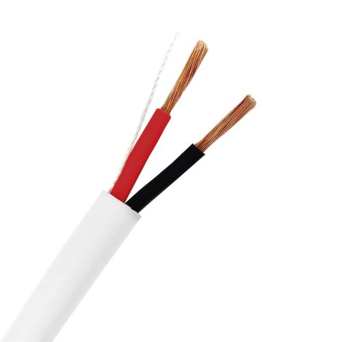 BOBINA DE 152 METROS EPCOM, 14AWG 2 CONDUCTORES, CABLE PROFESIONAL DE ALTA FIDELIDAD 100% COBRE, LIBRE DE OXÍGENO, INTERIOR, COLOR BLANCO, PARA APLICACIONES DE AUDIO, CONTROL DE ACCESO Y AUTOMATIZACIÓN, EP-1402/500