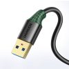 CABLE UGREEN EXTENSOR USB 3.0 MACHO-HEMBRA, 3 METROS, ALTA VELOCIDAD DE 5 GBPS, NÚCLEO DE COBRE ESTAÑADO, ULTRA DURABILIDAD, BLINDAJE INTERIOR MÚLTIPLE, IDEAL PARA PERIFÉRICOS, 30127