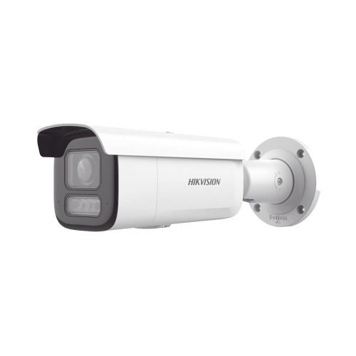 CÁMARA DE SEGURIDAD IP BALA 6MP PARA EXTERIORES CON LENTE MOTORIZADO DE 2.8-12 MM, DOBLE LUZ BLANCA E INFRARROJA DE 60M, MICRÓFONOS INTEGRADOS, IP67, IK10, POE+, ACUSENSE, Y ALARMAS I/O, VENTA EN TIJUANA, DS-2CD2663G2-LIZS2U