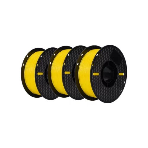 FILAMENTO TPU FLEXIBLE PARA IMPRESORAS 3D 1.75 MM, 3KG, 340M, DUREZA 95A, COLOR AMARILLO