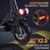 SCOOTER ELÉCTRICO POP SHOPE P2, 600W, 45KM H, AUTONOMÍA DE 30KM Y LUZ LED, TRANSPORTE POTENTE EN TIJUANA