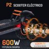 SCOOTER ELÉCTRICO POP SHOPE P2, 600W, 45KM H, AUTONOMÍA DE 30KM Y LUZ LED, TRANSPORTE POTENTE EN TIJUANA