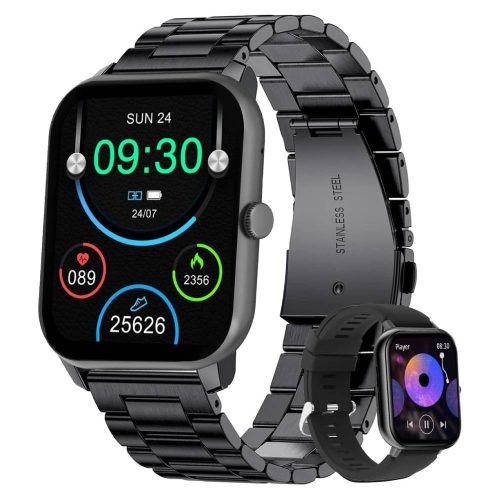 SMARTWATCH EASYTAO 1.83 PANTALLA GRANDE, RELOJ INTELIGENTE LLAMADA BLUETOOTH, IMPERMEABLE IPX67, MONITOR DE FRECUENCIA