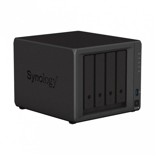 SYNOLOGY SERVIDOR NAS DISKSTATION DS923+ DE 4 BAHÍAS, AMD RYZEN R1600 2.60GHZ, 4GB DDR4, 2X USB 3.2, NEGRO ― NO INCLUYE DISCOS, DS923+