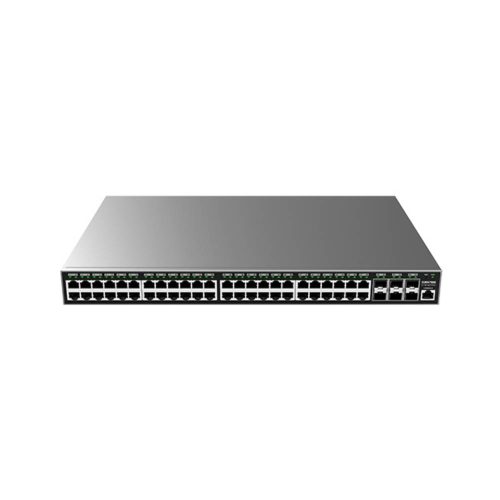 SWITCH GRANDSTREAM GIGABIT ETHERNET GWN7806P, 48 PUERTOS POE 10 100 1000MBPS + 6 PUERTOS SFP+, 400W, 216GBIT S, 32.000 ENTRADAS - ADMINISTRABLE, GWN7806P