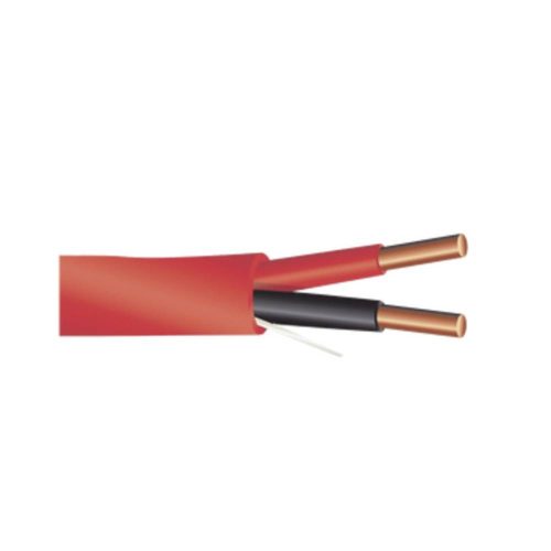 BOBINA DE CABLE LINKEDPRO PARA ALARMA CONTRA INCENDIOS, BOBINA DE 305 METROS, 2 X 18 AWG, ROJO, TIPO FPLR, (UL) FT4, IDEAL PARA SISTEMAS DE DETECCIÓN Y EVACUACIÓN DE INCENDIOS, LP218-FIRE