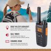 JUEGO DE RADIOS COBRA RX380 WALKIE TALKIES - RECARGABLE, 40 CANALES PREESTABLECIDOS, BIDIRECCIONAL DE LARGO ALCANCE DE 32 MILLAS (PAQUETE DE 2), NEGRO