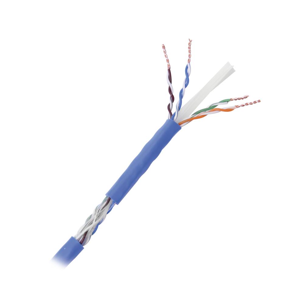 BOBINA LINKEDPRO BY EPCOM DE 1000 METROS CABLE CAT6+ CALIBRE 23 ALTO DESEMPEÑO, ETL,UL, COLOR AZUL, SUPER FLEXIBLE, DE 1000 METROS, PARA APLICACIONES DE CCTV, VIDEO HD, Y REDES DE DATOS, PRO-CAT-6-PLUS/1000M