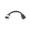 ADAPTADOR HDMI SIEMON CON PIGTAIL HEMBRA-HEMBRA, PARA VÍDEO 720, 1080P, 4K UHD COMPATIBLE CON FACEPLATES MAX SIEMON DE 2 SALIDAS, COLOR BLANCO, X-HD2.0-02