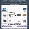 ADAPTADOR VGA A HDMI 1080P FULL HD CON AUDIO, CABLE CONVERTIDOR VGA A HDMI - Image 4