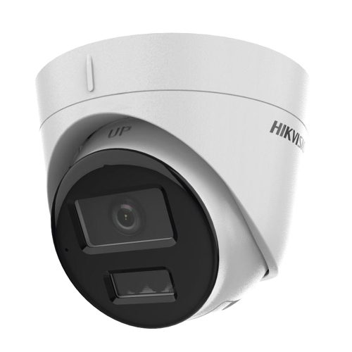 CÁMARA DE SEGURIDAD HIKVISION IP SMART WIFI DOMO [DUAL LIGHT] TURRET IP 2 MEGAPIXEL, LENTE 2.8 MM, 30 MTS IR + 30 MTS LUZ BLANCA, MICRÓFONO INTEGRADO, ACUSENSE LITE, EXTERIOR IP67, H.265, POE, ONVIF, DS-2CD1323G2-LIU