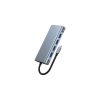 DOCKING STATION URBAN BALANCE UBSC11, 4X USB 3.0, 2X USB-C, 1X HDMI, 1X RJ-45, 1X SD, 1X MICROSD, GRIS, CARGA PD 100W, UBSC11