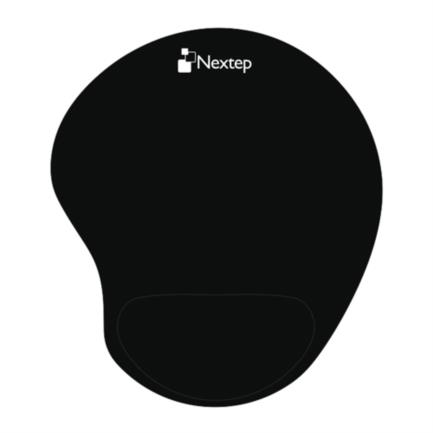 MOUSE PAD NEXTEP ERGONÓMICO GEL COLOR NEGRO, ANTIPERDIDA, 23 CM X 20 CM