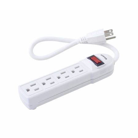 MULTICONTACTO SURTEK SYS-136200 4 TOMAS 30CM 15A CSWITCH