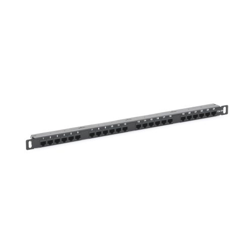 PANEL DE PARCHEO DE IMPACTO LINKEDPRO BY EPCOM (110) SIN BLINDAJE DE 24 PUERTOS CAT6A CON BARRA PARA ORGANIZAR CABLE, LP-PP-CU-6A-24P