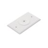 PLACA DE PARED LINKEDPRO BY EPCOM, CON ORIFICIO Y GROMMET, IDEAL PARA PASAR CABLES, LP-FP-GROM