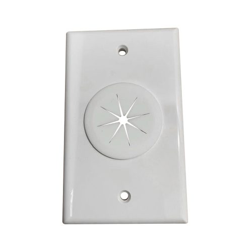 PLACA DE PARED LINKEDPRO BY EPCOM, CON ORIFICIO Y GROMMET, IDEAL PARA PASAR CABLES, LP-FP-GROM