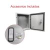 PRECISION GABINETE DE ACERO IP66 PARA EXTERIORES, 30 X 40 X 20CM, HASTA 30KG, GRIS, PST-3040-20A