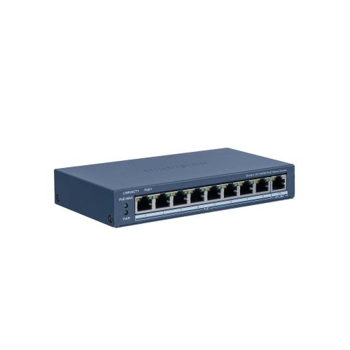 SWITCH HIKVISION FAST ETHERNET DS-3E1309P-EI/M, 8 PUERTOS POE 10/100 MBPS + 1 PUERTO UPLINK, 30W, 3.6 GBIT/S, 8.000 ENTRADAS - ADMINISTRABLE, DS-3E1309P-EI/M