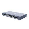 SWITCH HIKVISION GIGABIT ETHERNET DS-3E1510P-SI, 8 PUERTOS POE+ 10 100 1000MBPS + 2 PUERTOS SFP, 20 GBITS, 8.000 ENTRADAS - ADMINISTRABLE, DS-3E1510P-SI