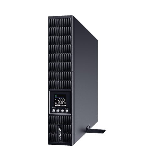 UPS SMART APP ONLINE S CYBERPOWER DE 3000 VA 2700 W, ONLINE DOBLE CONVERSIÓN, ENTRADA 120 VCA NEMA L5-30P, ONDA SENOIDAL PURA, RACK O TORRE DE 2 UR, CON 6 TOMAS NEMA 5-20R, OLS3000RT2UA