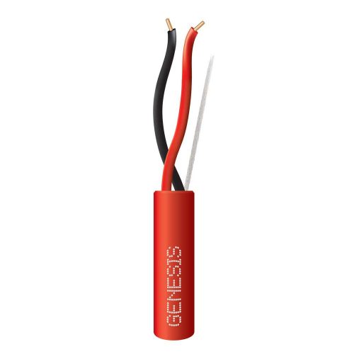 BOBINA DE ALAMBRE GENESIS DE 305 METROS, 2 X 14 AWG, RISER, TIPO FPLR-CL3R, COLOR ROJO, PARA APLICACIONES EN PANELES DE DETECCIÓN DE INCENDIO Y SISTEMAS DE EVACUACIÓN, 4313-1004/1000
