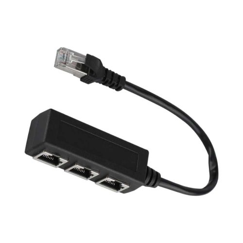 CABLE DE EXTENSIÓN DE CABLE DE RED RJ45 DE A TRES