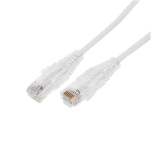 CABLE PATCH SLIM LINKEDPRO CAT6A UTP RJ-45 MACHO - RJ-45 MACHO, 10 METROS, BLANCO, LP-UT6A-1000-WH28