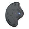 MOUSE ERGONÓMICO LOGITECH M575 S TRACKBALL, INALÁMBRICO, TRACKBALL, 2.000DPI, RF INALÁMBRICO BLUETOOTH, NEGRO, 910-007031