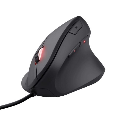 MOUSE GAMER ERGONÓMICO TRUST GXT144 REXX, ALÁMBRICO, ÓPTICO, 10.000DPI, USB-A, NEGRO, 22991