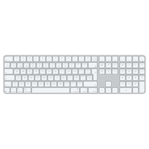 APPLE MAGIC KEYBOARD TOUCH ID, USB BLUETOOTH, BLANCO, ESPAÑOL, MXK73LZ A 1