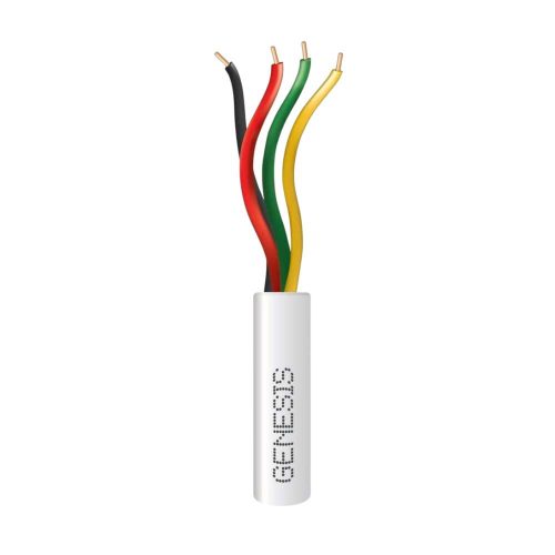 BOBINA GENESIS HONEYWELL DE CABLE PARA ALARMA 2103-1101/1000, 4 X 22 AWG, 305 METROS, BLANCO, 2103-1101/1000