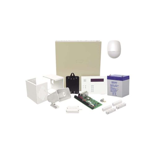 KIT CABLEADO CON HONEYWELL HOME RESIDEO VISTA48 6160RF, BATERÍA, TRANSFORMADOR, SENSOR PIR, CONTACTOS MAGNÉTICOS, SIRENA, GABINETE DE SIRENA Y TAMPER, VISTA48ECO 6160RF