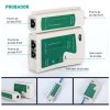 KIT DE HERRAMIENTAS PARA REDES RJ45, 12PZ PROBADOR DE CABLE 1