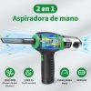 KIT DE LIMPIEZA INALÁMBRICO SHAWTY 2 EN 1 PC 8000MAH, 150000RPM, CON LUZ LED SOPLADOR DE AIRE PARA LIMPIEZA DEL COCHE, EL HOGAR Y EL ORDENADOR, ETC.