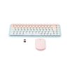 KIT DE TECLADO Y MOUSE UGREEN 25178, ALÁMBRICO INALÁMBRICO, USB, ROSA, ESPAÑOL, 25178