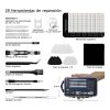KIT DESARMADORES Y JUEGO DE DESTORNILLADORES 130 EN 1 GRIS 1