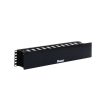 ORGANIZADOR DE CABLES PANDUIT HORIZONTAL PATCHLINK, SENCILLO (SOLO FRONTAL), CON TAPA EXTENDIDA, PARA RACK DE 19IN, 2UR, WMPHF2E