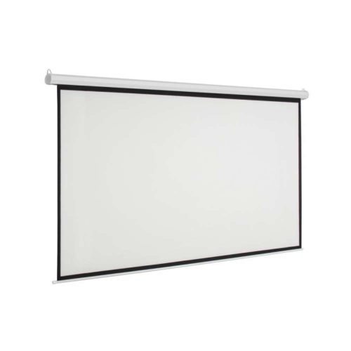 PANTALLA DE PROYECCIÓN ELECTRICA REDLEAF, 120", RELACIÓN 4:3, 2.44​ ​X​ ​1.83, BLANCO PE7296C