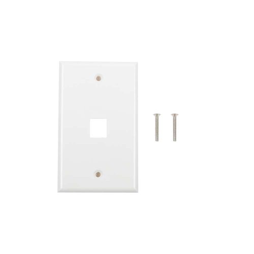 LINKEDPRO PLACA DE PARED RJ-45, 1 PUERTO, BLANCO, LP-FP-16