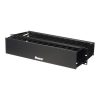 ORGANIZADOR DE CABLES PANDUIT HORIZONTAL PATCHLINK, DOBLE (FRONTAL Y POSTERIOR), PARA RACK DE 19IN, 2UR, WMP1E