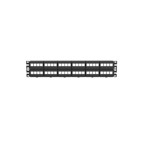 PANEL DE PARCHEO MODULAR LINKEDPRO UTP DE 48 PUERTOS, (SIN CONECTORES), NKFP48Y